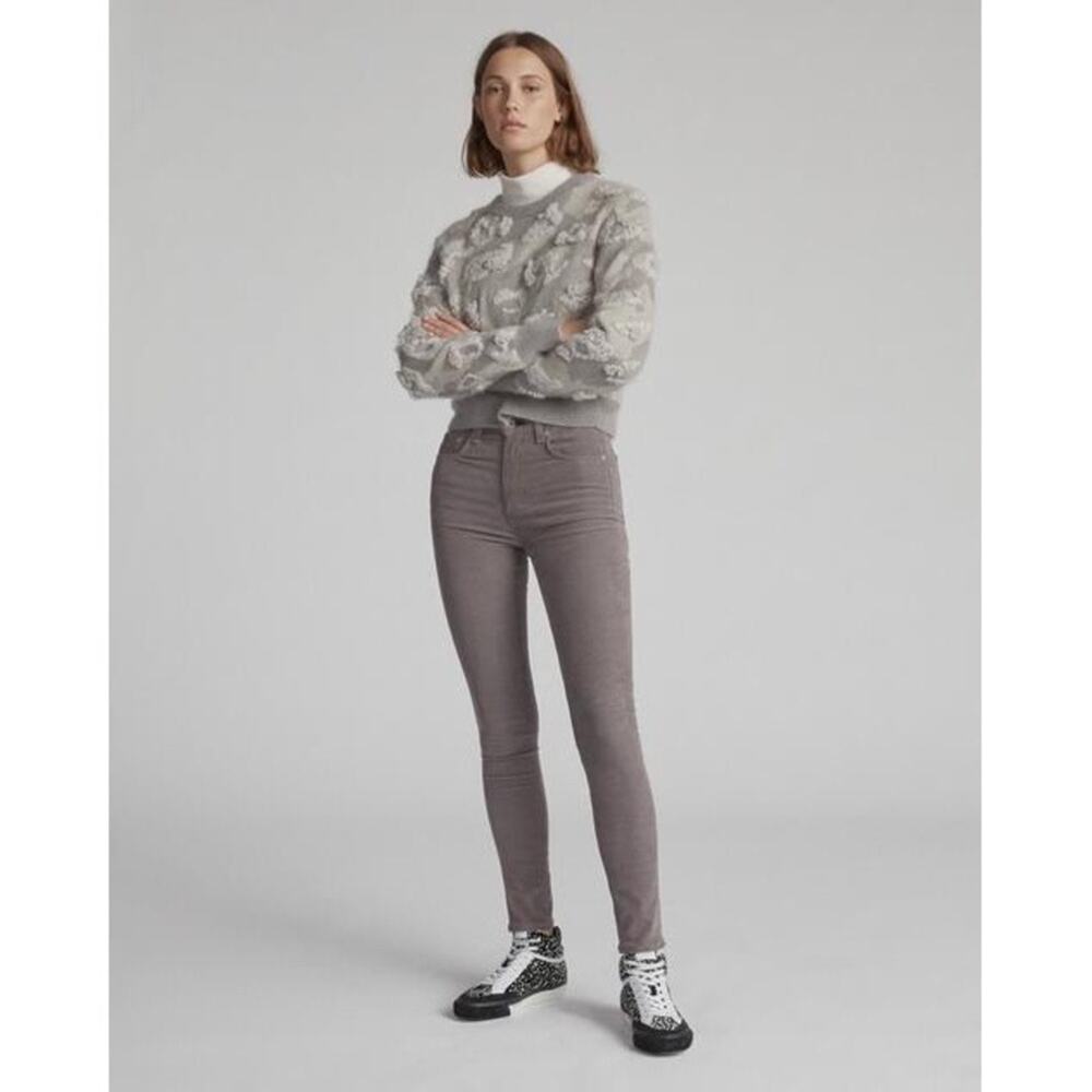 Rag & Bone High Rise Skinny Corduroy Jeans  in Nickel Sz. 25 NWT